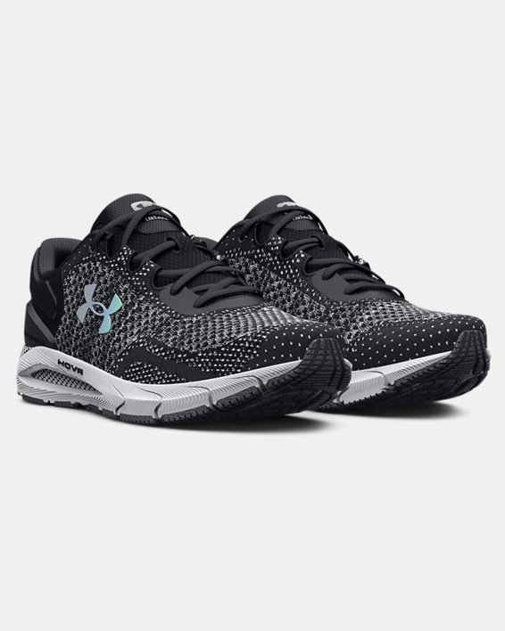Women's UA HOVR™ Intake 6 Running Shoes in Black image number 3
